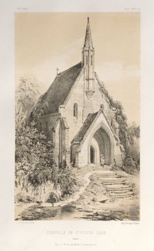 ...Pl.22, Chapelle de Fontaine-Jean (Loiret), published 1860. Creator: Victor Petit (French, 1817-1874)