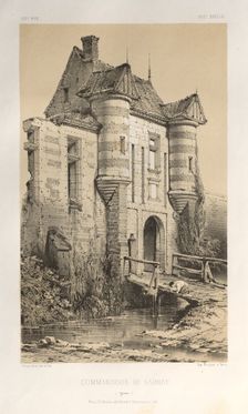 ...Pl. 23, Commanderie De Launay (Yonne), published 1860. Creator: Victor Petit (French, 1817-1874)