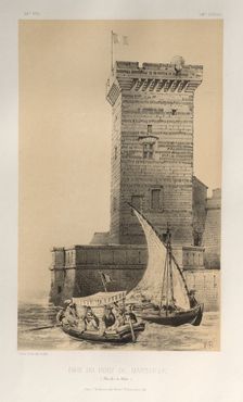 ...Pl. 34, Tour Du Port De Marseille (Bouches Du Rhône), 1860. Creator: Victor Petit (French, 1817-1874)