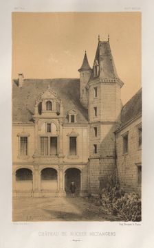 ...Pl. 36, Château De Rocher Mezangers (Mayenne), 1860. Creator: Victor Petit (French, 1817-1874)