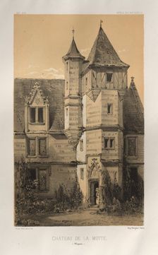 ...Pl. 39, Château De La Motte (Mayenne), 1860. Creator: Victor Petit (French, 1817-1874)