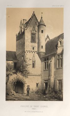 ...Pl. 46, Prieuré De Saint Gabriel (Calvados), 1860. Creator: Victor Petit (French, 1817-1874)