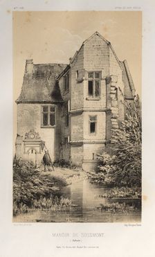 ...Pl. 47, Manoir De Sousmont (Calvados), 1860. Creator: Victor Petit (French, 1817-1874)