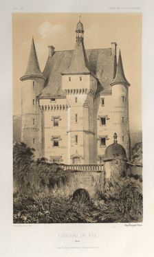 ...Pl. 52, Château De Fay (Maine), 1860. Creator: Victor Petit (French, 1817-1874)