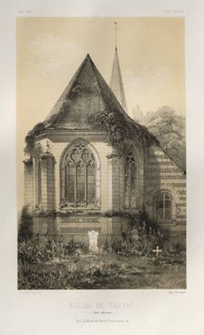 ...Pl. 56, Église Du Tilleul (Seine inférieure), 1860. Creator: Victor Petit (French, 1817-1874)