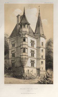 ...Pl. 61, Ancien Fief De Fley (Nièvre), 1860. Creator: Victor Petit (French, 1817-1874)