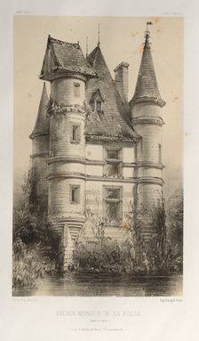 ...Pl. 63, Ancien Manoir De La Fosse (Saône et Loire), 1860. Creator: Victor Petit (French, 1817-1874)