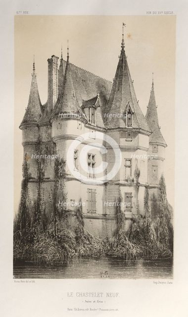 ... Pl. 67, Le Chastenet-Neuf Saône et Loire), 1860. Creator: Victor Petit (French, 1817-1874).