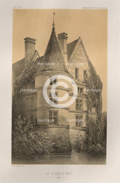 ...Pl. 68, Le Plessis-Bas (Aisne), 1860. Creator: Victor Petit (French, 1817-1874).