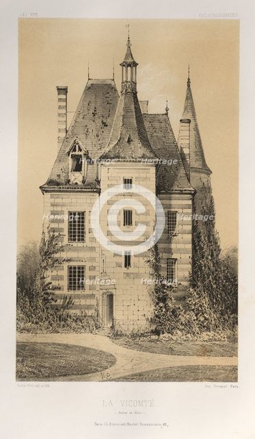 ...Pl. 75, La Vicomté (Saône et Loire), 1860. Creator: Victor Petit (French, 1817-1874).