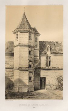 ...Pl. 87, Prieuré de Sainte Gaudulfe (Eure), 1860. Creator: Victor Petit (French, 1817-1874)