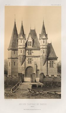 ...Pl. 88, Ancien Château de Barou (Calvados), 1860. Creator: Victor Petit (French, 1817-1874)