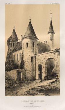 ...Pl. 89, Château du Vaumissel (Calvados), 1860. Creator: Victor Petit (French, 1817-1874)