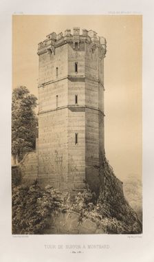 ...Pl. 90, Tour de Buffon à Montbard (Côte dOr), 1860. Creator: Victor Petit (French, 1817-1874)