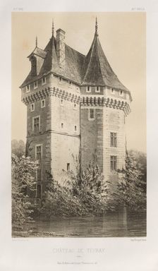 ...Pl. 91, Château de Tévray (Eure), 1860. Creator: Victor Petit (French, 1817-1874)