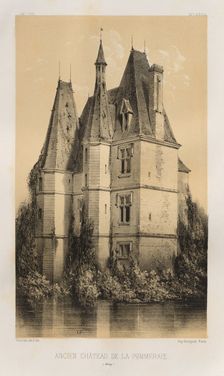 ...Pl. 94, Ancien Château de la Pommeraie (Aisne), 1860. Creator: Victor Petit (French, 1817-1874)