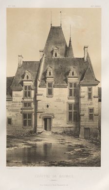 ...Pl. 97, Château de Baumais (Calvados), 1860. Creator: Victor Petit (French, 1817-1874)