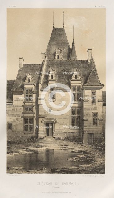 ...Pl. 97, Château de Baumais (Calvados), 1860. Creator: Victor Petit (French, 1817-1874).