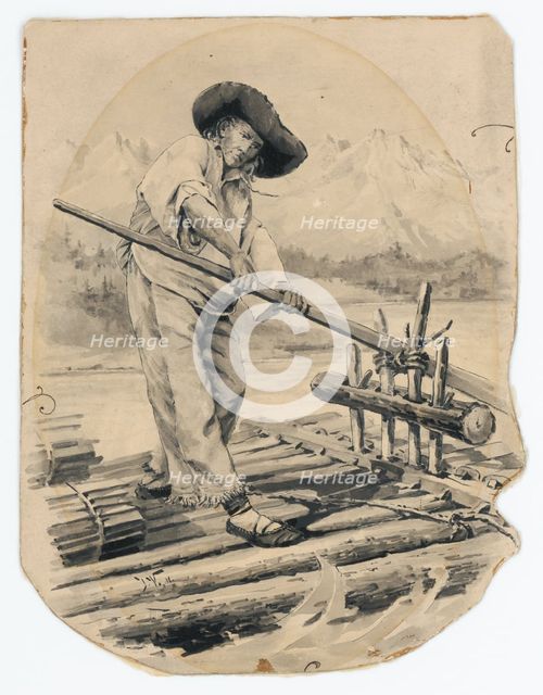 Pltnik, 1890-1900. Creator: Jaroslav Vesin.