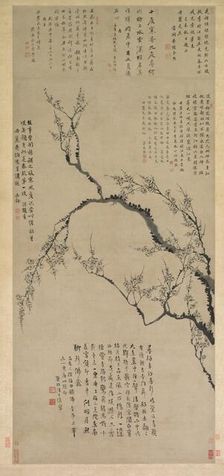 Plum Blossoms, 1747. Creator: Wang Shishen (Chinese, 1686-1759)
