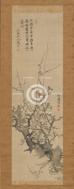 Plum Blossoms, 18th-19th century. Creator: Minagawa Kien.
