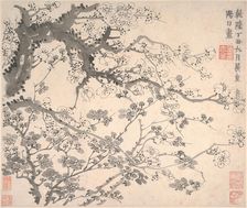 Plum Blossoms, dated 1757. Creator: Jin Nong
