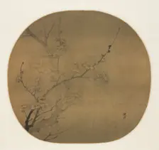 Plum Blossoms in Moonlight, first half of 14th century. Creator: Yan Hui (Chinese, active 1270-1310)