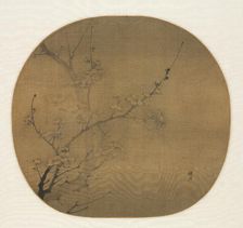 Plum Blossoms in Moonlight, first half of 14th century. Creator: Yan Hui (Chinese, active 1270-1310)