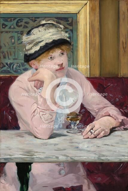 Plum Brandy, c. 1877. Creator: Edouard Manet.