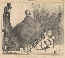 Plus que ça d'ballon...excusez!..., 1855. Creator: Honore Daumier