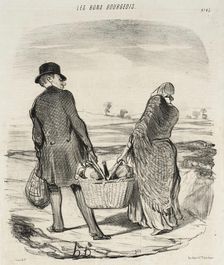Plus souvent que tu m'attraperas encore à satisfaire ta fantasie..., 1847. Creator: Honore Daumier