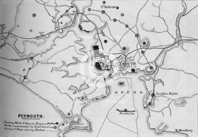 Plymouth, 1884. Artist: Unknown