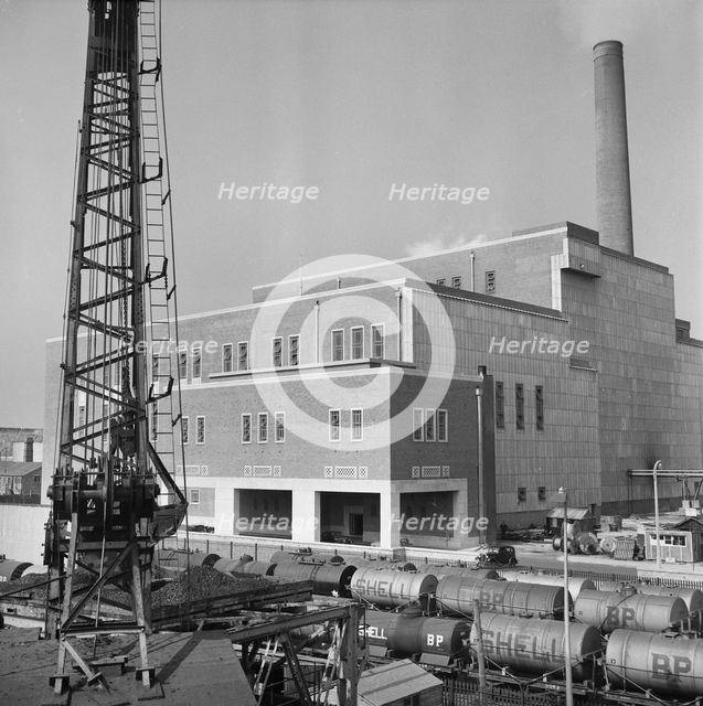 Plymouth 'B' Power Station, City of Plymouth, 07/05/1953. Creator: John Laing plc.