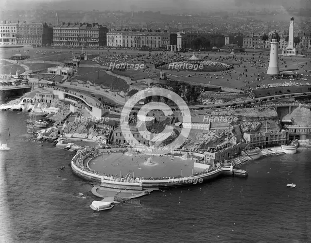 Plymouth Hoe, Devon, 1937. Artist: Aeropictorial Ltd.