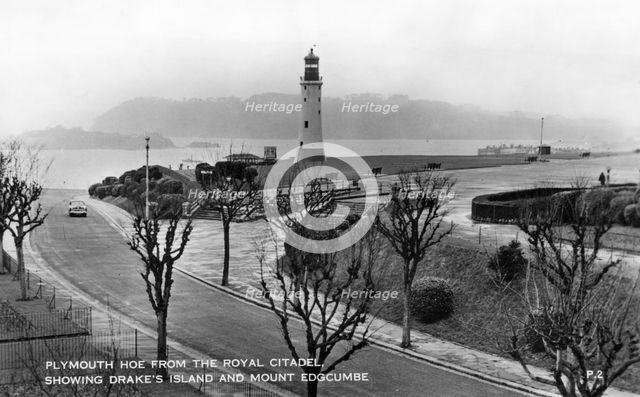 Plymouth Hoe, Plymouth, Devon, 1963.Artist: Lansdowne Publishing