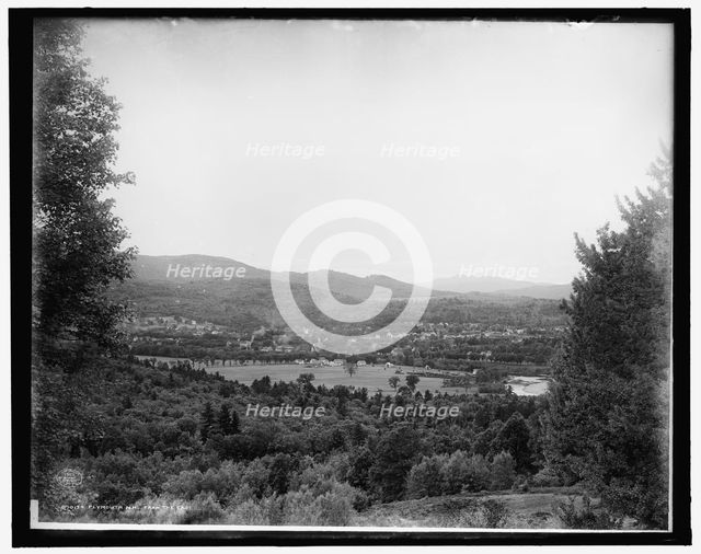 Plymouth, N.H., from the east, c1907. Creator: Unknown.