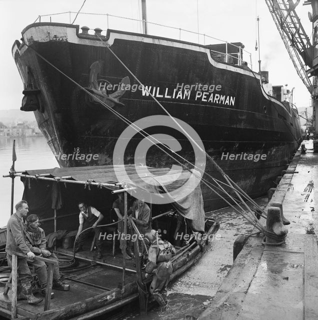 Plymouth Wharf, City of Plymouth, 14/09/1953. Creator: John Laing plc.