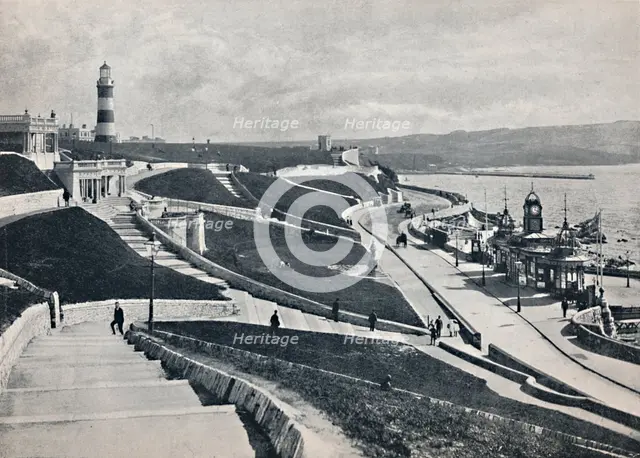 'Plymouth - The Hoe', 1895. Artist: Unknown.