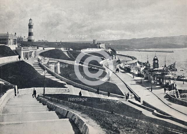'Plymouth - The Hoe', 1895. Artist: Unknown.
