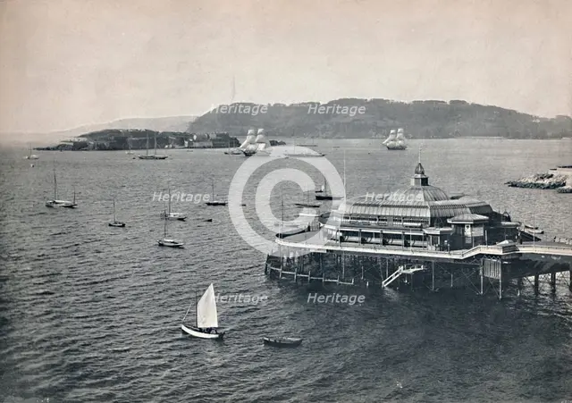 'Plymouth - The Pier', 1895. Artist: Unknown.