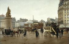 Place Clichy, in 1896, 1896. Creator: Edmond Grandjean
