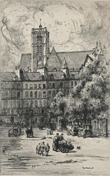 Place Baudoyer 1915. Artist: Frank Milton Armington