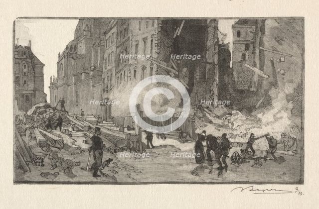 Place Gerson and Rue Restot. Creator: Auguste Louis Lepère (French, 1849-1918).