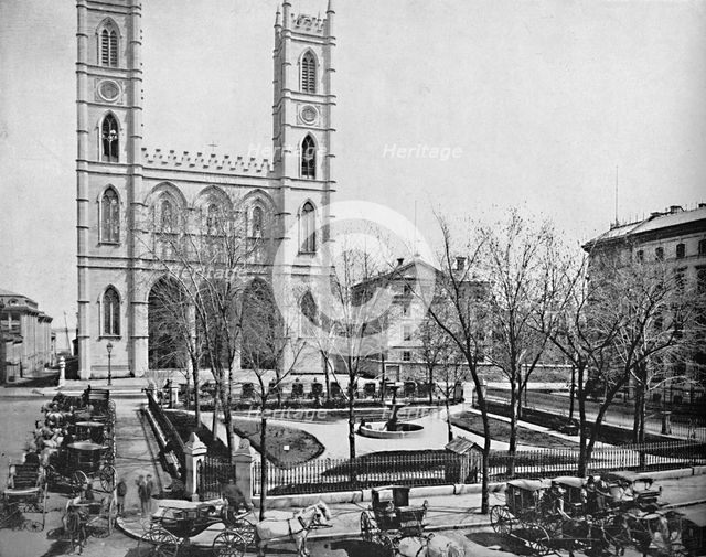 'Place d'Armes, Montreal, Canada', c1897. Creator: Unknown.