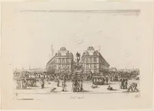Place Dauphine, 1642. Creator: Stefano della Bella