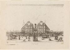 Place Dauphine, 1642. Creator: Stefano della Bella