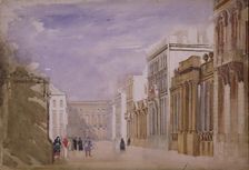 Place de Brabant, Brussels, 1826. Creator: David Cox the Elder