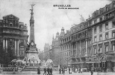 Place de Brouckere, Brussels, Belgium, c1918