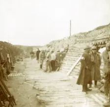 Place de l'Opéra Champagne, northern France, c1914-c1918
