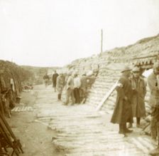Place de l'Opéra Champagne, northern France, c1914-c1918